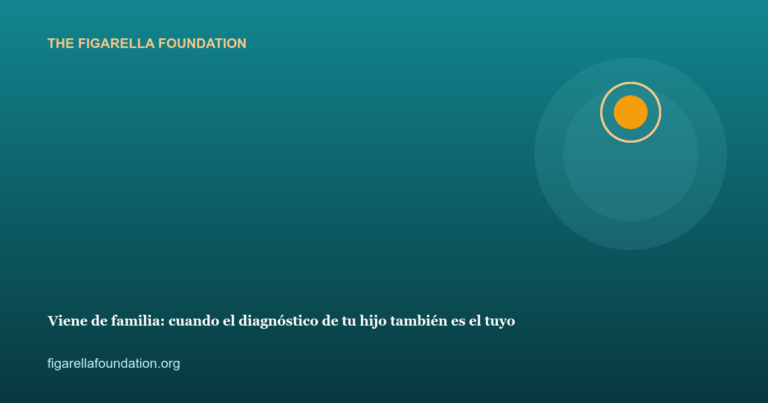 Viene de familia: cuando el diagnóstico de tu hijo también es el tuyo