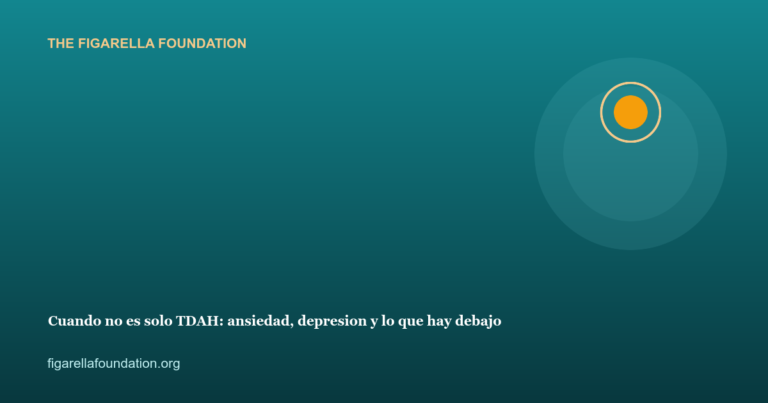 Cuando no es solo TDAH: ansiedad, depresion y lo que hay debajo