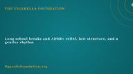 Long school breaks and ADHD: relief, lost structure, and a gentler rhythm